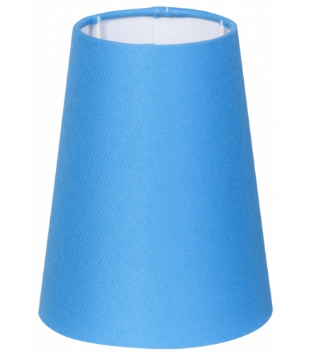 ABAŻUR CONE STOŻEK (D-12,5 H-15)CM E14 NIEBIESKI Candellux 77-10551