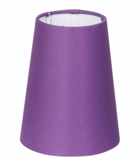 ABAŻUR CONE STOŻEK (D-12,5 H-15)CM E14 FIOLET Candellux 77-10575