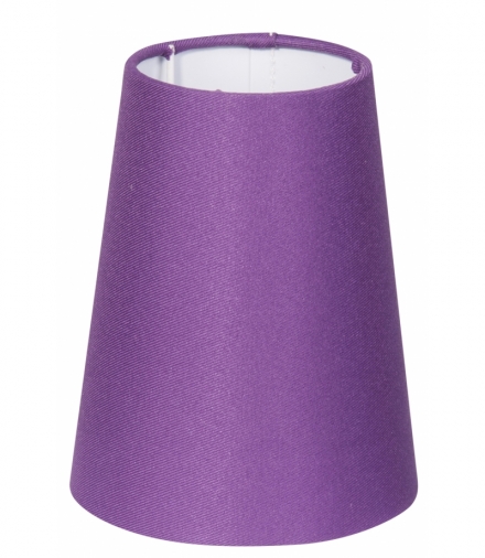ABAŻUR CONE STOŻEK (D-12,5 H-15)CM E14 FIOLET Candellux 77-10575