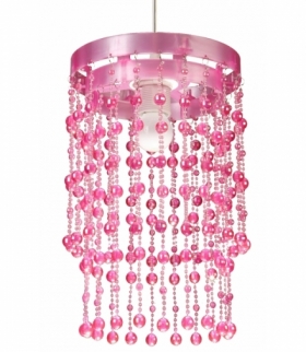 ABAŻUR LOLLY 20X32CM E27 RÓŻOWY Candellux 77-16914