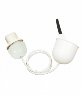 LINKA BIAŁA Z OSŁONKĄ 1X60W E27 Candellux 85-89369