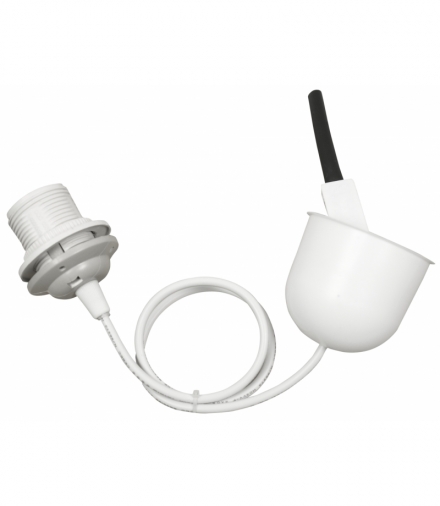 LINKA BIAŁA BEZ OSŁONKI 1X60W E27 Candellux 85-95933