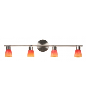LAMPA DROPS LISTWA 4x40W G9 NIKIEL MAT RAINBOW Candellux 94-07394