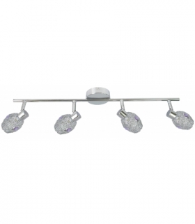 LAMPA GOLDEN LISTWA 4X40W G9 CHROM FIOLETOWY Candellux 94-56217