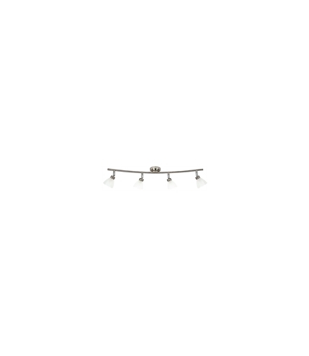 LAMPA KANGO LISTWA 4X40W G9 NIKIEL MAT/BIAŁY Candellux 94-85866