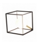 LAMPA STOŁOWA WEERT 1 CZARNY ZŁOTY 20x20x20 Candellux 50501049