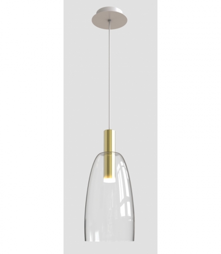 LAMPA WISZĄCA MODENA 1 ZŁOTY 140x14,5x14,5 Candellux 50133067