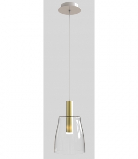 LAMPA WISZĄCA MODENA 1 ZŁOTY 140x15x15 Candellux 50133069