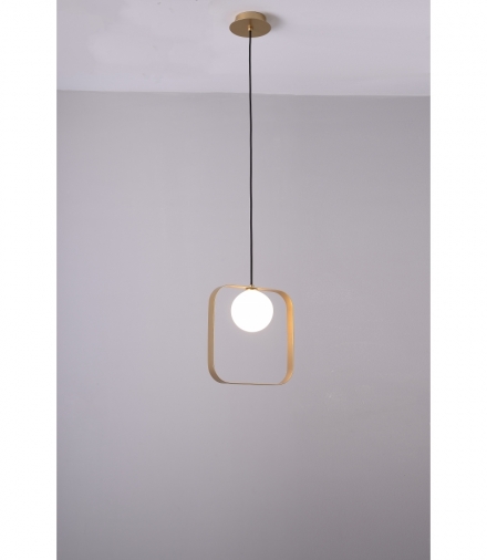 LAMPA WISZĄCA TULA 1 ZŁOTY 140x12x26 Candellux 50101073