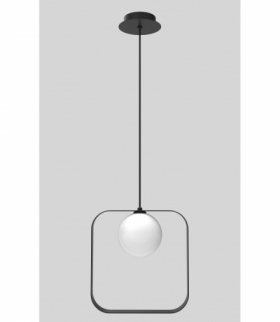 LAMPA WISZĄCA TULA 1 CZARNY 140x12x26 Candellux 50101074