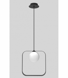 LAMPA WISZĄCA TULA 1 CZARNY 140x12x26 Candellux 50101074