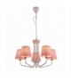 LAMPA WISZĄCA YORK 5 BIAŁY RÓŻOWY Candellux 50205094