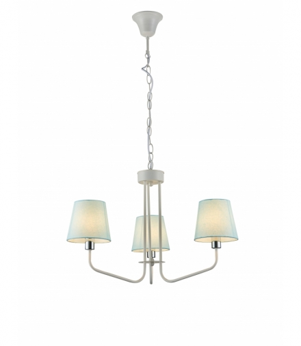 LAMPA WISZĄCA YORK 3 BIAŁY NIEBIESKI Candellux 50203096