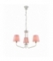 LAMPA WISZĄCA YORK 3 BIAŁY RÓŻOWY Candellux 50203097