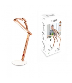 Lampka biurkowa LED 10W Tre III Wood Led DREWNIANA