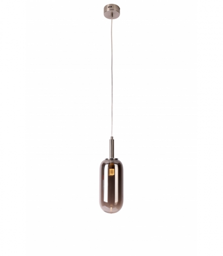 LAMPA WISZĄCA FIUGGI 1 SREBRNY Candellux 50133214