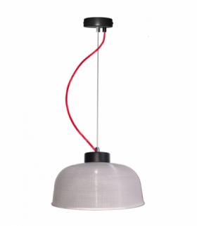LAMPA WISZĄCA LIVERPOOL II 1 CZERWONY90x26,5x0 Candellux 50101288