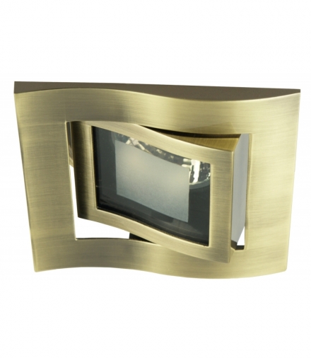 UO-17 GAB MR16 ZŁOTO PAT.OPR. STROP. UCHYL. KWADRAT ODLEW Candellux 2260245