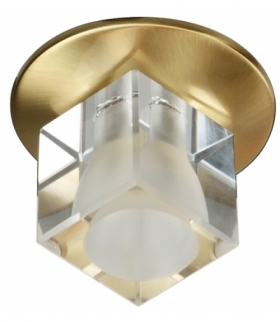 SK-06 SG G4 SATYNA ZŁOTO OPR. STROP. STAŁA KRYSZTAŁ 20W G4 Candellux 2262838