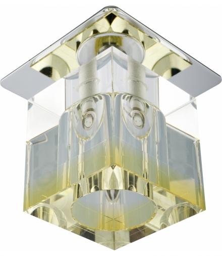 SK-19 CH/YE-P G4 CHROM OPR. STROP. STAŁA KRYSZTAŁ 20W G4 ŻÓŁTY PASEK Candellux 2279797