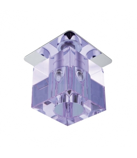 SK-18 CH/PU G4 CHROM OPR. STROP. STAŁA KRYSZTAŁ 20W G4 FIOLET Candellux 2280090