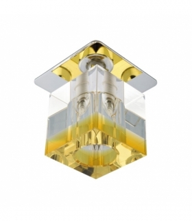 SK-18 CH/OR-P G4 CHROM OPR. STROP. STAŁA KRYSZTAŁ 20W G4 POMARAŃCZOWY PASEK Candellux 2280199