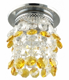 SK-68 CH/YE MR16 CHROM OPR. STROP. DEKORACYJNA ŻÓŁTA MR16 50W Candellux 2246119