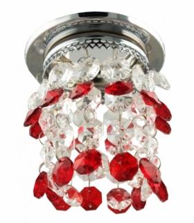 SK-68 CH/RED MR16 CHROM OPR. STROP. DEKORACYJNA CZERWONA MR16 50W Candellux 2245600