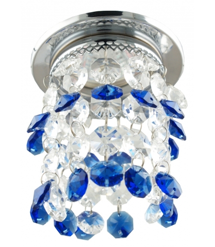 SK-68 CH/BLU MR16 CHROM OPR. STROP. DEKORACYJNA NIEBIESKA MR16 50W Candellux 2246041