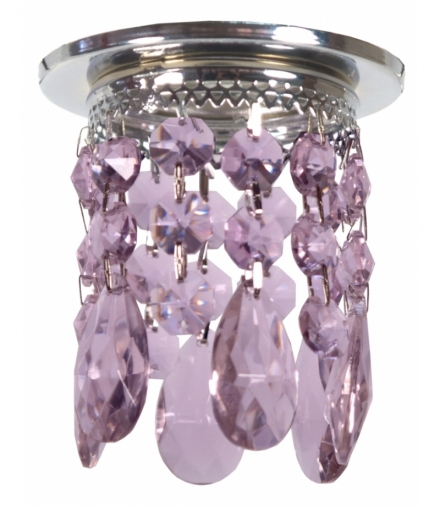 SK-64 CH/PU MR16 CHROM OPR. STROP. DEKORACYJNA TRANSPARENTNA FIOLET MR16 50W Candellux 2245143