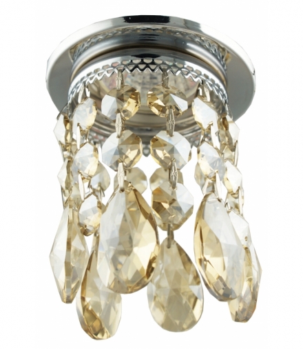 SK-64 CH/G MR16 CHROM OPR. STROP. DEKORACYJNA TRANSPARENTNA ZŁOTA MR16 50W Candellux 2243934