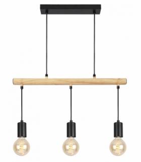 IZZY LAMPA WISZĄCA 3X60W E27 CZARNY Candellux 33-78063