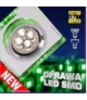 OPRAWA STROPOWA SS-22 CH/TR+GR GU10 50W+LED SMD 2,1W ZIELONY 230V CHROM STAŁA KW Candellux 2235233