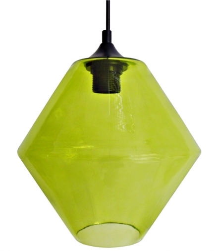 LAMPA WISZĄCA BREMEN 20 1X60W E27 KLOSZ ZIELONY Candellux 31-36353-Z