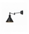 COPENHAGEN LAMPA KINKIET 1X40W E14 CZARNY ŚRDEK ZŁOTY Candellux 21-75444