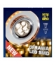 OPRAWA STROPOWA SS-23 CH/TR+AM GU10 50W+LED SMD 230V BURSZTYNOWY 2,1W CHROM STAŁ Candellux 2238234