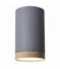 TUBA LAMPA SUFITOWA 9W LED 8,8/15 DREWNIANY+SZARY 4000K Candellux 2282879