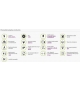 LORI LED 1U Lampa Kinkiet nad lustro obraz LED 3W 230V