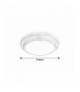 Plafon ASPEN LED 36W, IP20 1940lm, 3000K, szczotkowane aluminium biały Rabalux 1517