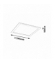 Plafon Damek LED 40W 4200lm 4000K biały Rabalux 2174
