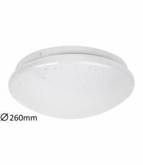 Plafon LUCAS LED 12W 26cm efekt gwiaździstego nieba barwa neutralna 5 lat gwarancji Rabalux