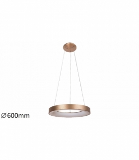 Lampa wisząca Carmella Led 50W złoty biały, IP20 Rabalux 5054