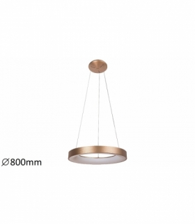Lampa wisząca Carmella Led 80W złoty biały, IP20 Rabalux 5055