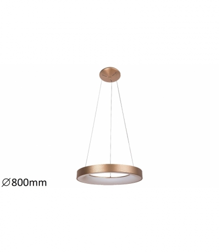 Lampa wisząca Carmella Led 80W złoty biały, IP20 Rabalux 5055