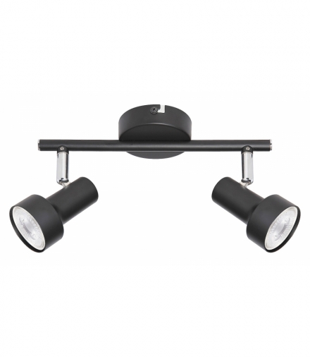 Spot Konrad GU10 2 max 50W czarny Rabalux 5323