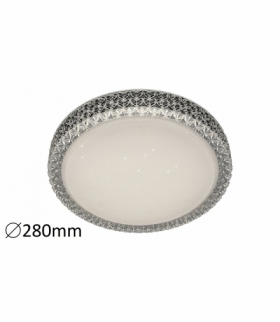 Plafon Lucilla LED 18W 1700lm, 4000K biały przeźroczysty Rabalux 5326