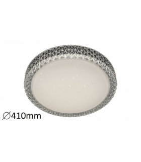 Plafon Lucilla LED 24W 2100lm, 4000K biały przeźroczysty Rabalux 5327