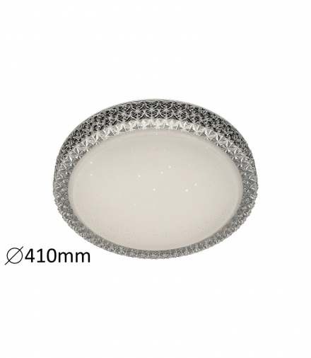 Plafon Lucilla LED 24W 2100lm, 4000K biały przeźroczysty Rabalux 5327