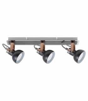 Spot BALZAC,GU10, 3max x35W, IP20, czarny matowy kolor szampański chrom czarny biały Rabalux 5611