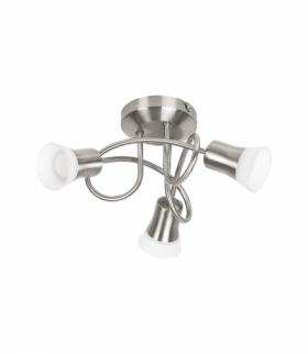 Spot Riley,LED, 3x4W 3x350lm, 3000K, IP20, chrom satynowy szkło opalizowane, przeplatane Rabalux 5629